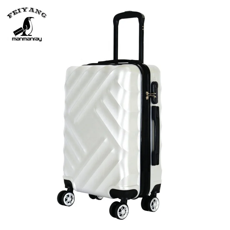 
ABS custom cabin trolley hard shell suitcases carry-on travelling bags luggage sets 