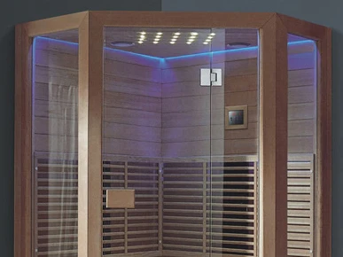 BALISI Indoor Infrared Sauna 3-4 Person Low EMF Mobile at Home Dry Steam Far