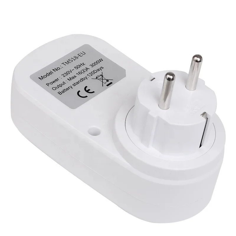 EU Plug Outlet Electric Digital Socket with Timer Socket Timer Plug 220V Time Control 7 Days Programmable Timer Switch Countdown