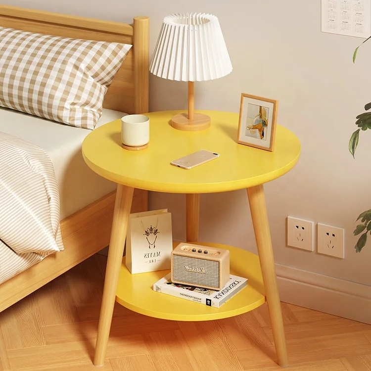 Bedroom Furniture Wholesale Modern Solid Wood Bedside Table Nightstand