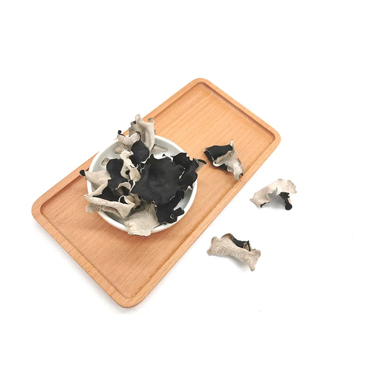 Healthy No Addition Cultivated Edible Agaric Organic small Dried White Back Black Fungus