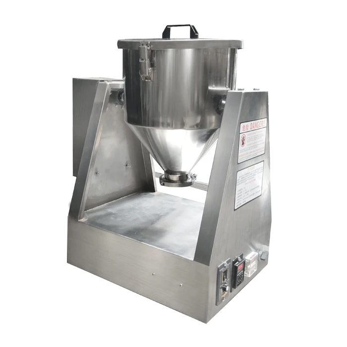 Factory Supply Stainless Steel Powder Mixer Laboratory Drum Mixer for Powder Mixing