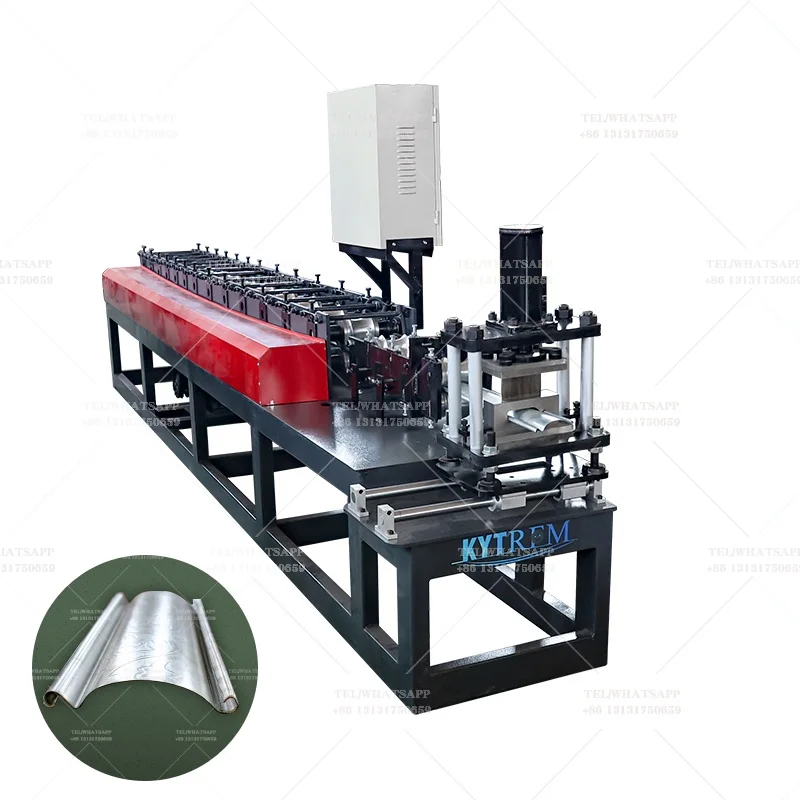 High Security Galvanized Metal Door Shutter Cold Roll Forming Machine with embossing