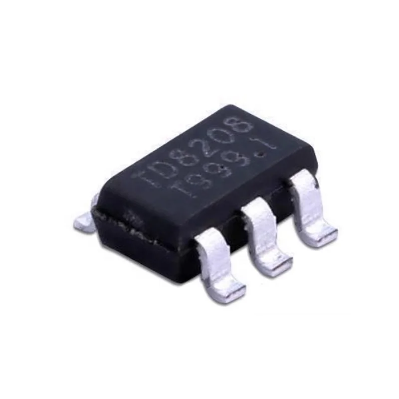 High Efficiency Electronic Parts 1MHz 2A Step Up Regulator IC Chip SOT23-6 TD8208 TD