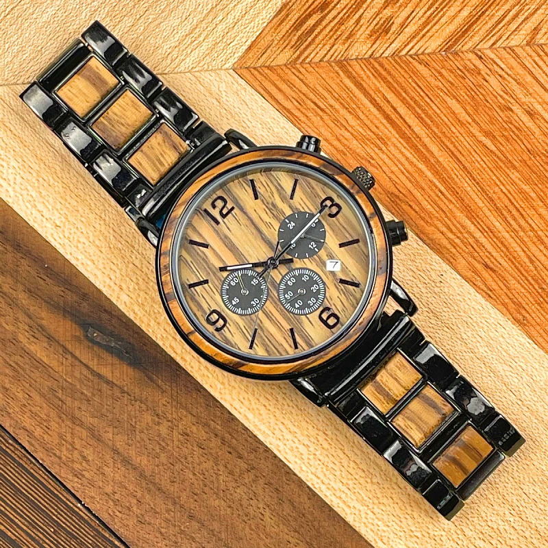 W0547-A New Hot Best Price Free Sample Modern wood pocket watch skeleton Supplier from China