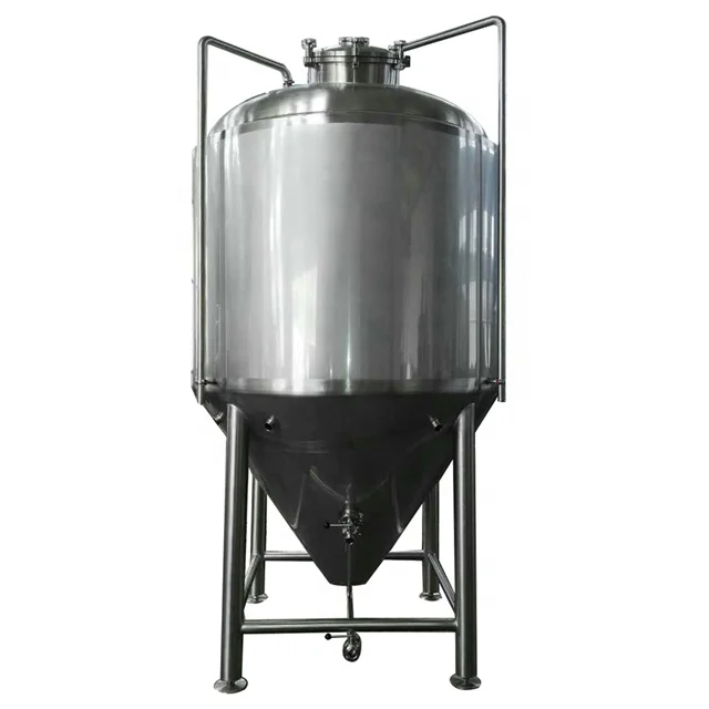 stainless steel brew wine kombucha cider yogurt milk ss jacket conical fermentor vessel brite bright beer fermentation tank (1600360590143)
