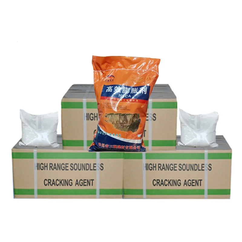 SANSHUNHigh expansive mortar in china soundless hard rock breaking chemical