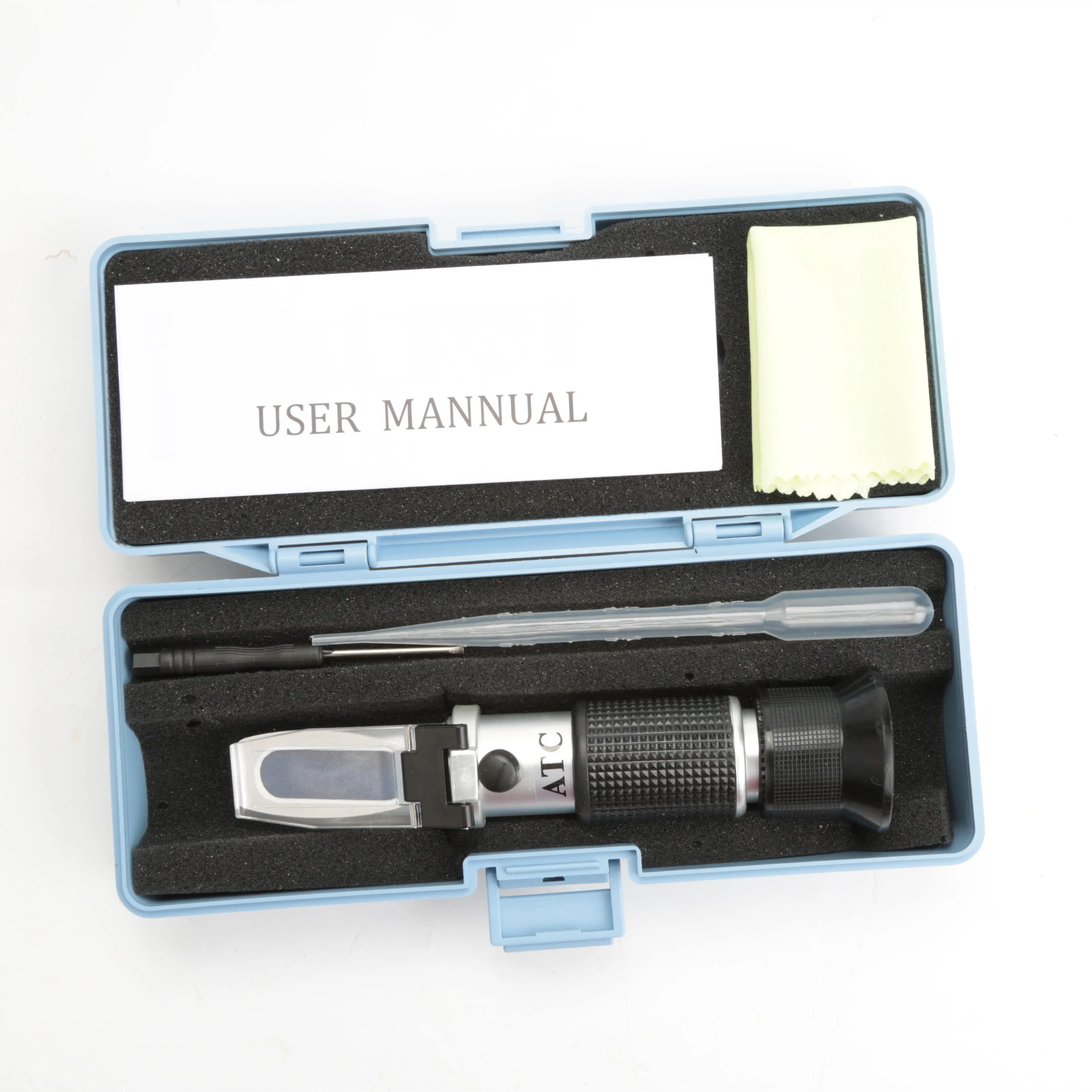 Hand Held Tester Tool 4 In 1 Engine Fluid Glycol Antifreeze Freezing Point Car Battery Refractometer Antifreeze Tester