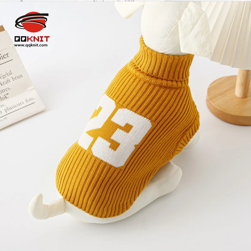 popular Thickened Comfortable Crochet Hand-Knit Pet cotton Sweater dog jumper high quality Sleeveless cardigans