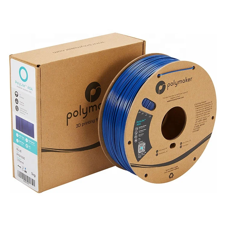 Fully Stocked Cardboard UV Resistance 1kg / 1.75mm/ 2.85mm Polymaker PolyLite 3D Printing ASA Filament