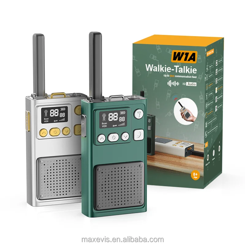 New Fashion Design Foldable Antenna 5KM Long Range Two Way Radio Walkie Talkie vs boafeng walkie talkie 888s for kids adults