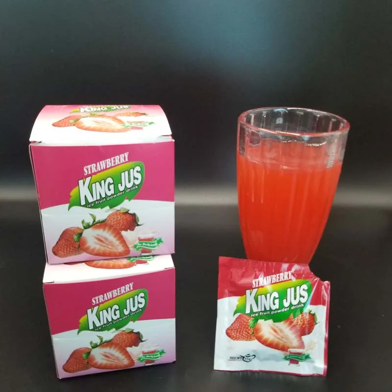 Клубничный ароматизированный мгновенный фруктовый напиток порошок