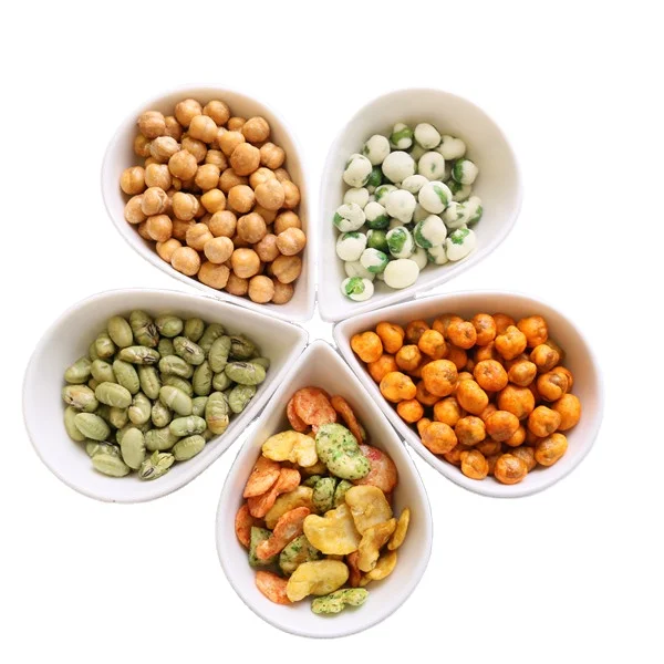 2023 HOT SELLING Bean Snacks Green Peas Wholesale OEM Roasted Wasabi Green Peas