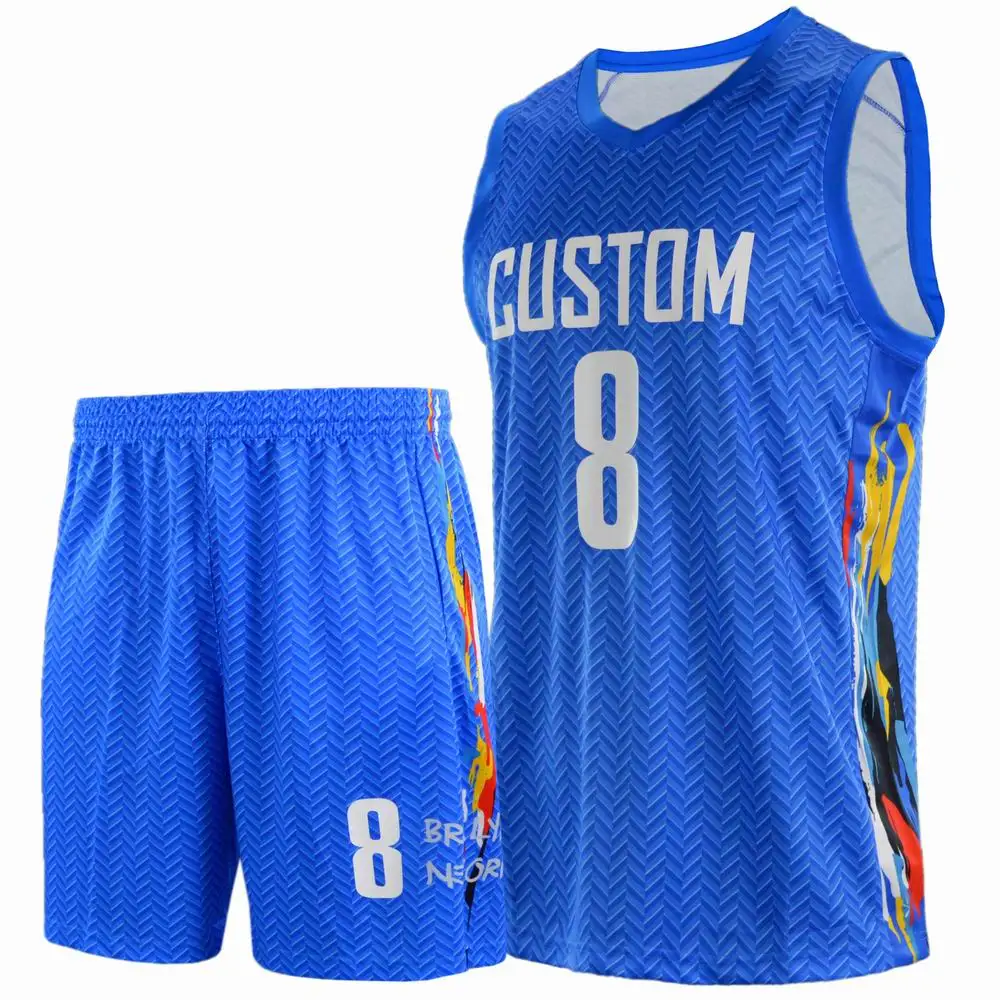 Wholesale Throwback Cloth Basketball Jersey Suit Men Blank Custom Sublimate Plain Basketball Wear Uniform Set