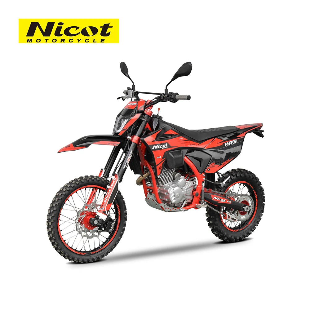 Супермощный бензиновый мотоцикл NICOT KR8 300CC для взрослых