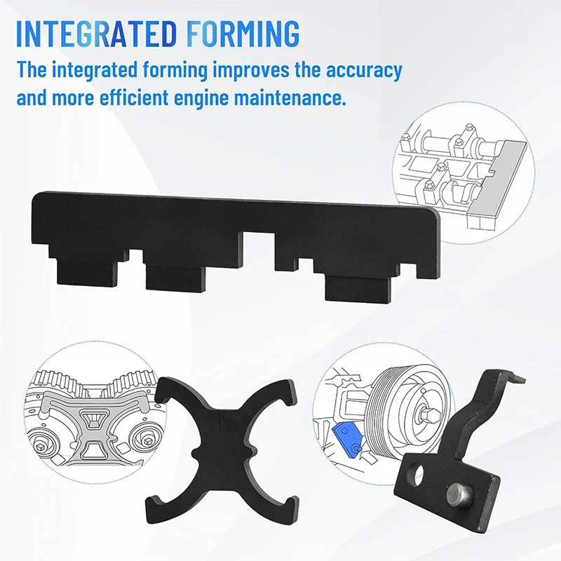 Crankshaft Camshaft Timing Belt Locking Alignment Tool Set Compatible with Ford Focus Escape Transit Volvo S60 S80 V60 V70