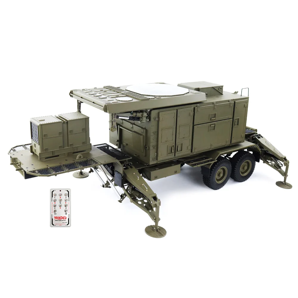 Kids Cars For Sale Military Trucks HG-P804 Army Green 1/12 Radar Car (KIT) Toy Car Remote Control