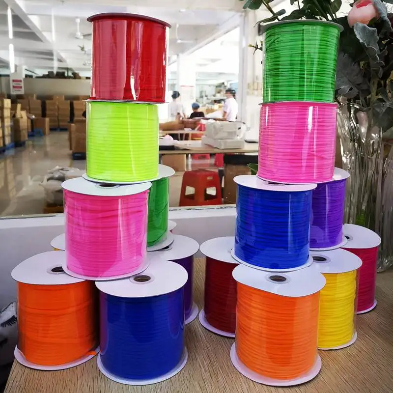 
Stock 5mm colorful rope earloop cord elastic bands diy sewing flat elastic string 