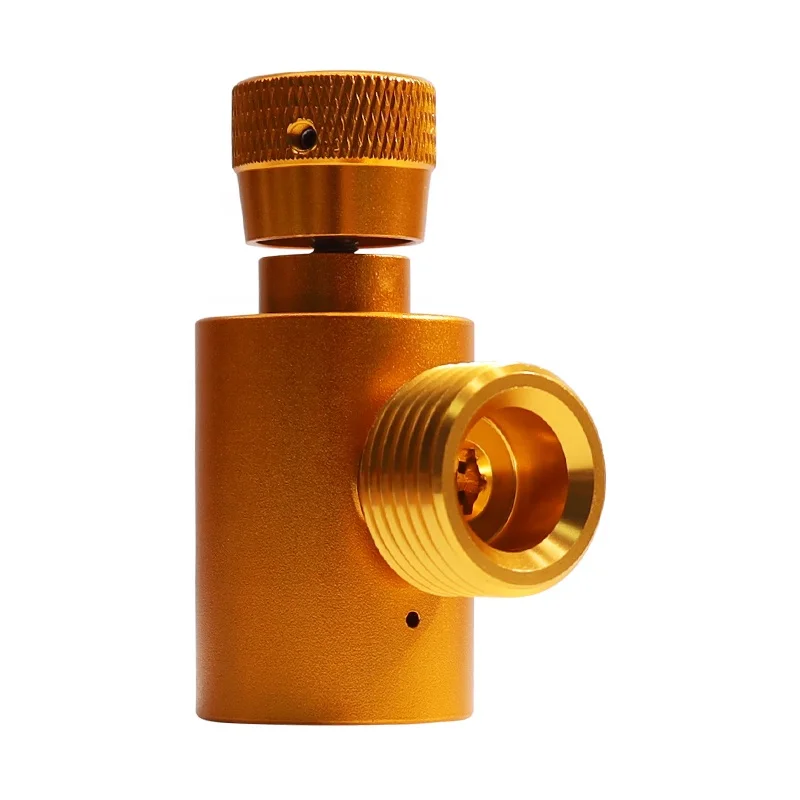 New Alloy Material External Thread Din477 W21.8-14  to TR21-4 Soda Maker Cylinder Refill Filling Gas Adapter