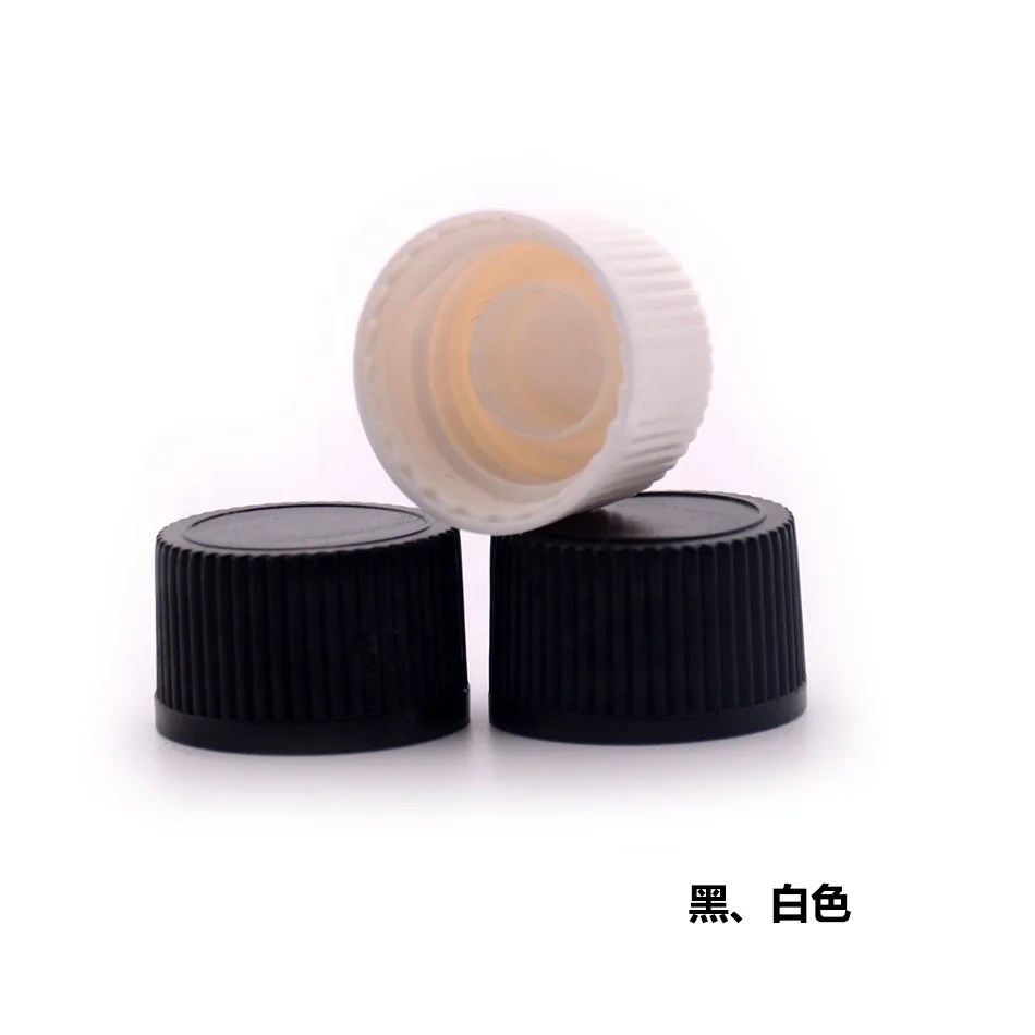DIN18 sealing cap white lid PP black cap self sealing
