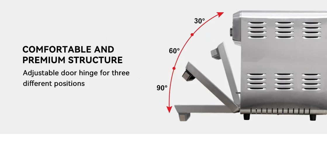 All in 1 LED Screen Digital Control Panel Smart Air Fryer Oven For Household Or Commercial Professional Manufacturer