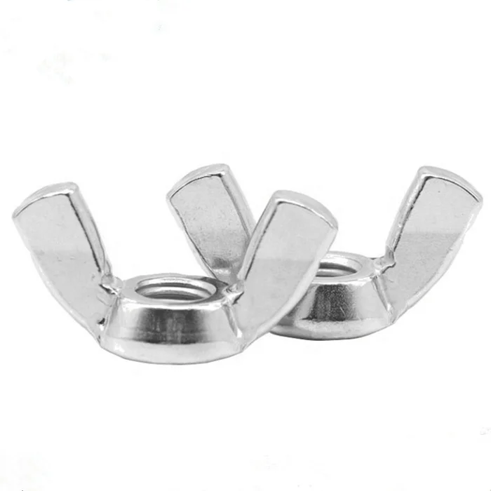 China fastener supplier M4 M6 M8 M10 Stainless Steel SS304 Butterfly Nut DIN315 wing nut