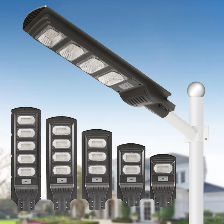 Youbeisite IP65 Waterproof Dimmable ABS Outdoor 30W 60W 90W 120W 150W LED Solar Street Lamp