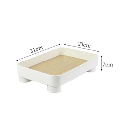 Wholesale oval tray fruit cup cosmetic nursery tray for working,storing used in bedroom, kitchen, living room trays
