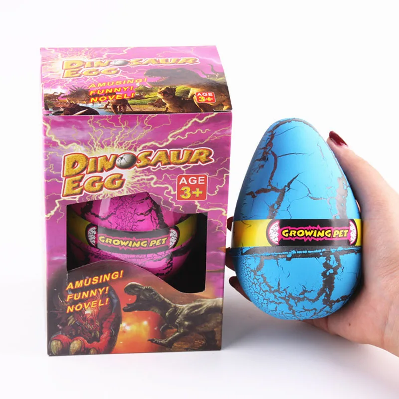 YY0172  Magic Large Size Crack Easter Dinosaur Eggs Hatching Toy, Dinosaur Figures Inside