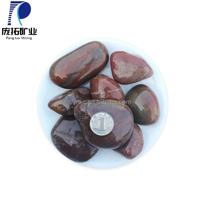 Natural Cobble Washed Landscape Stone Outdoor Use Polished Garden Lawn Edge River Slope Protection Native Stone Stream Rock