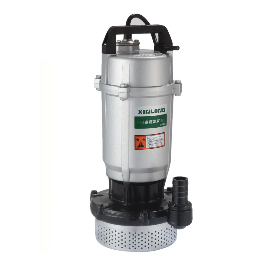 Factory direct sale QDX 0.75kw 1hp 220v single phase with switch float electric submersible water pump