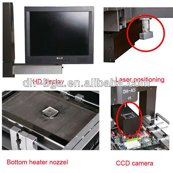 DH-A5 BGA Rework Station Automatical Soldering Desoldering Machine CPU Motherboard Repair