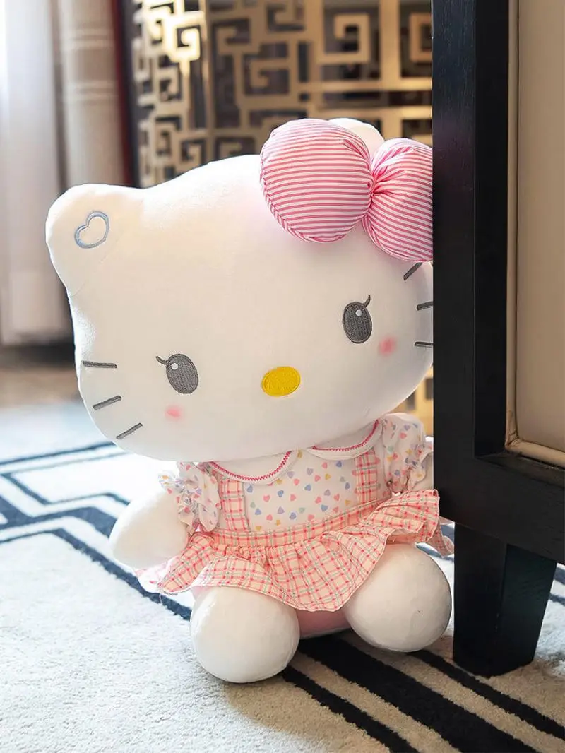 25 см HL мультяшная кукла кот Привет котенок плюшевая игрушка Рождественский белый Плюшевые игрушки KT кошки Пасхальный мягкие куклы
