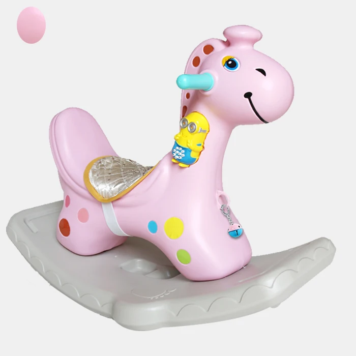 
HORSE STICK PLUSH UNICORN HOBBY HORSE WITH SOUND TOY 37 INCH WHITE 