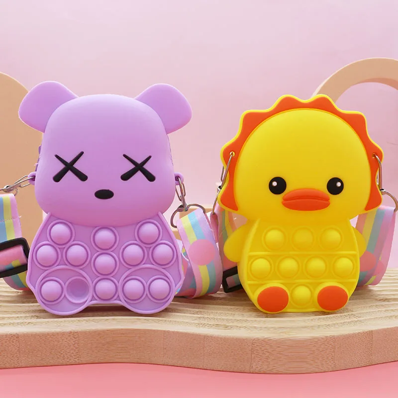 Силиконовая сумка через плечо