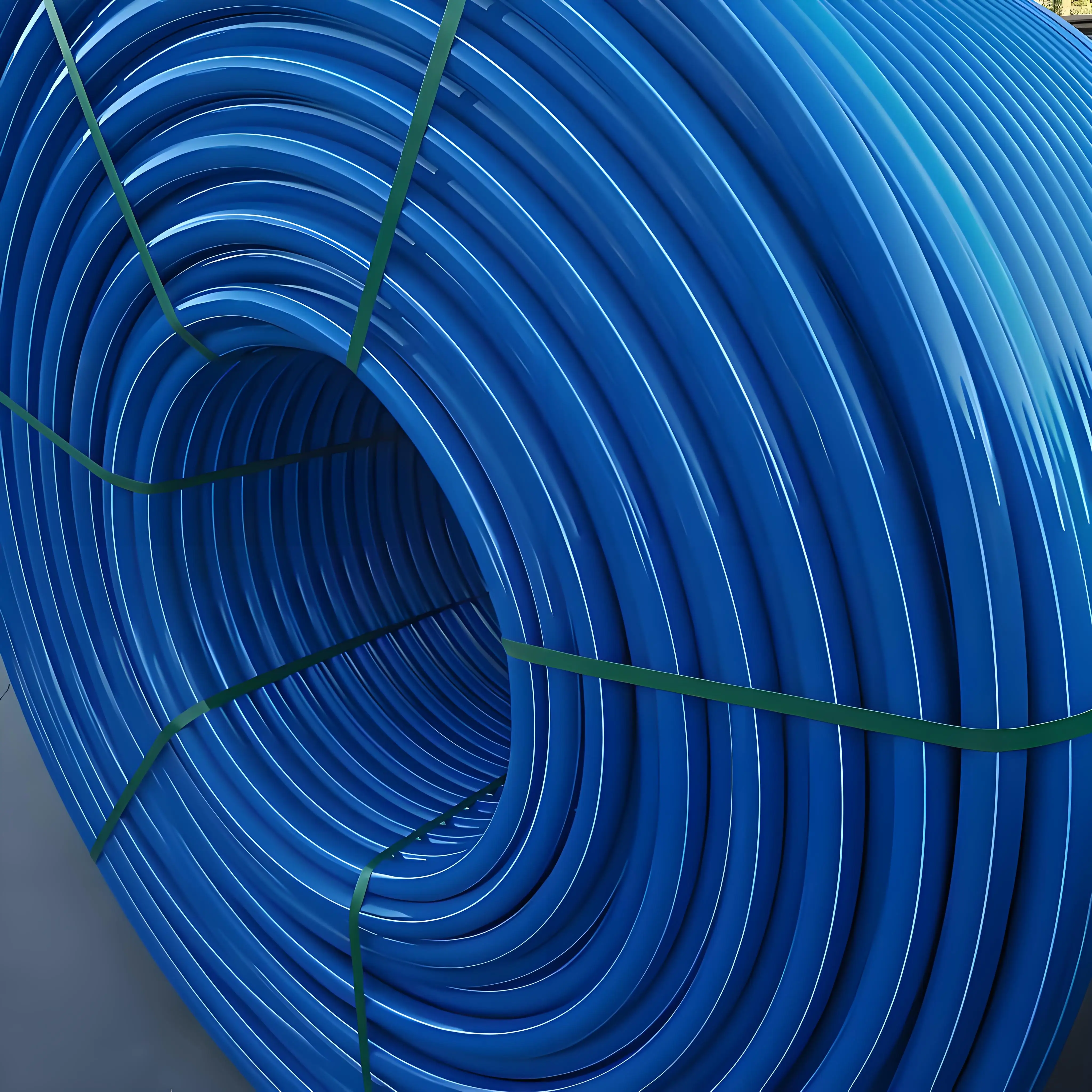High Pressure Flexible Silicon Core HDPE/UPVC/PP Water Irrigation Pipe Square-shaped with Molded High Feature for Industry Use