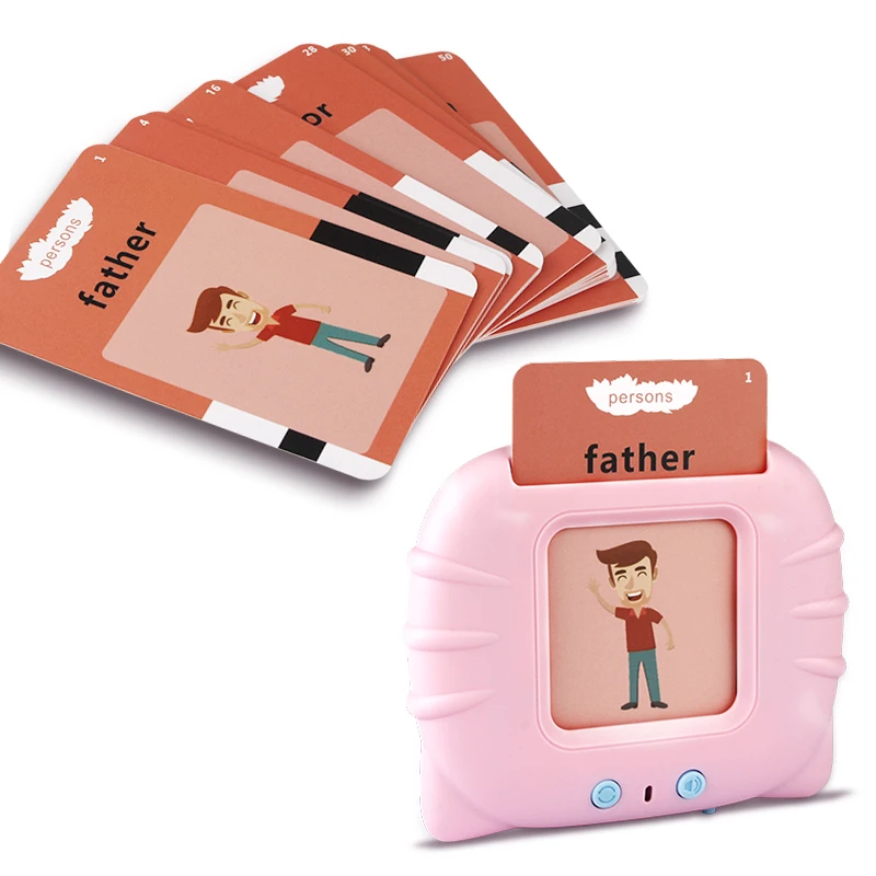 Factory Wholesale 112pcs Double Sides Kids Talking Flash Card Toy Learning Flashcards