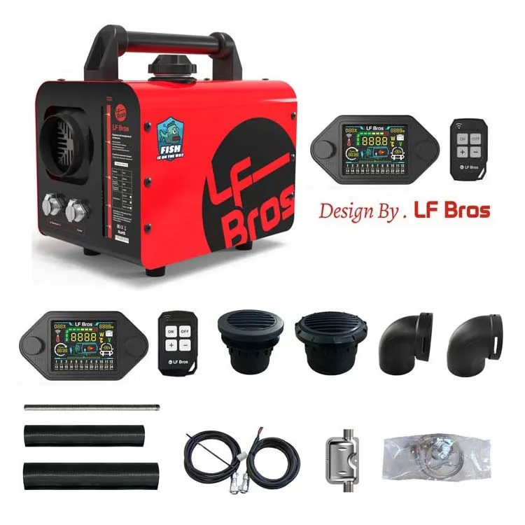 2023 New All in one portable 12V 5KW parking heater Outdoor Tent Camping Home Diesel air Heater