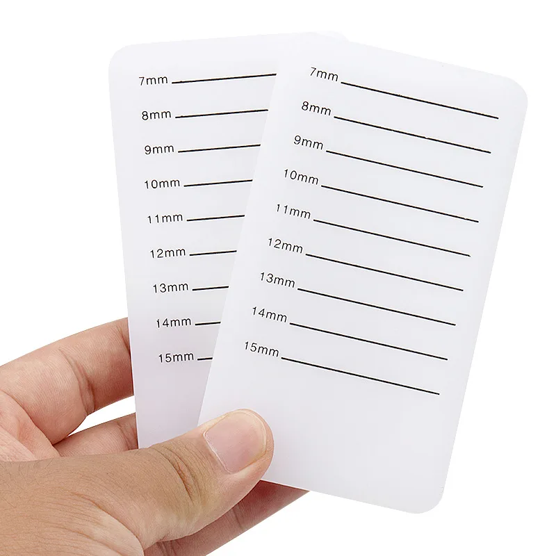 Acrylic Eyelash Board Grafting Lash Scale Plate Lash-Tray Strip Stand Thick Eyelash Extension Glue Holder