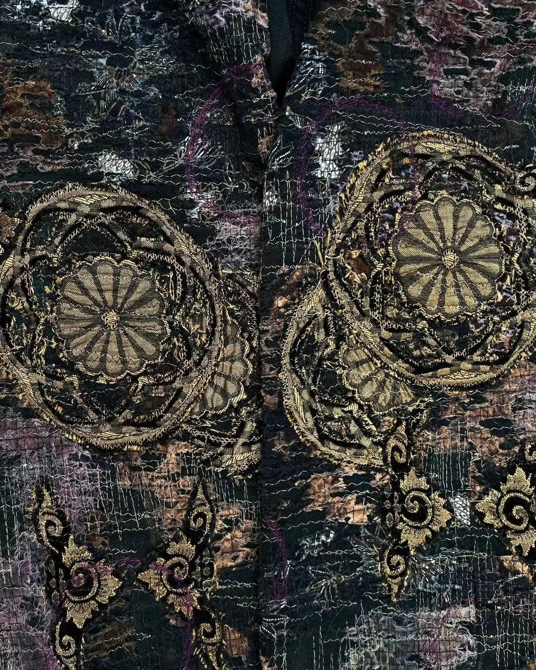 Zhuoyang garment BORO denim jeans bandana patchwork jeans  Customized brand logo denim pants distressed bandana jeans