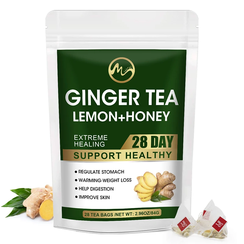 Minch 28 Days Warm Uterus Tea Uterus Detox Tea Lemon Turmeric Tea For Female