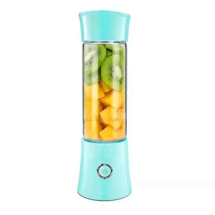 Customized Juice Smoothie blender portable 480ml mixeur glass high speed blender 150w masticating juicer 3 in1 mixer