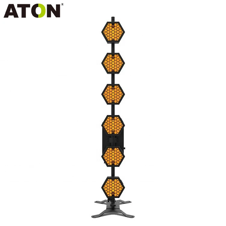 HOT LED retro 6x60W effect lights strobe retro stage lights DJ background light concert wedding event show