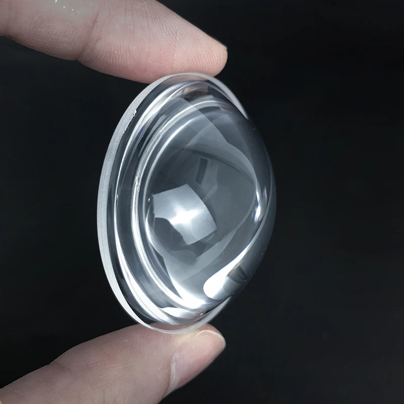 Factory Customize Optical Lens 45*14.8MM Plastic Plano Convex Lens Projector Lens