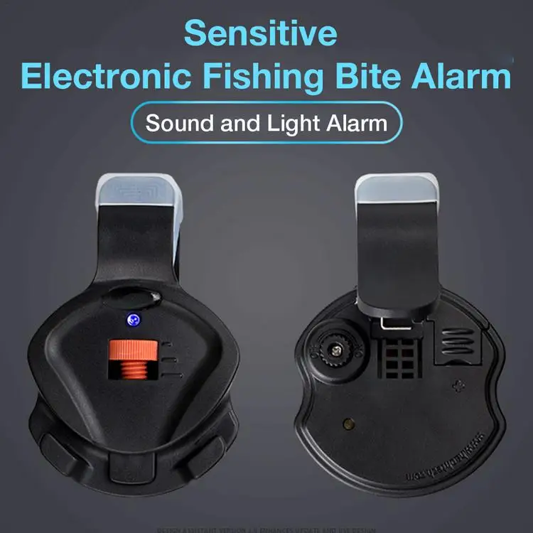 
Hot Sensitive Electronic Fishing Bite Alarm with LED Indicator Light Clip On Fishing Rod Fishing Bite Sound Alarm Alert Bell 