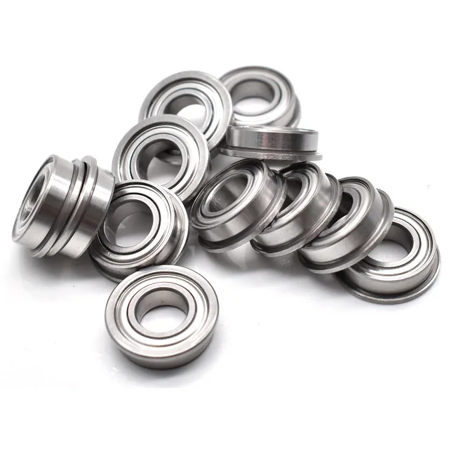 Wholesale Low Noise Flange Deep Groove Bearing F607ZZ F608ZZ 607 608 Small Size Ball Flanged Bearings
