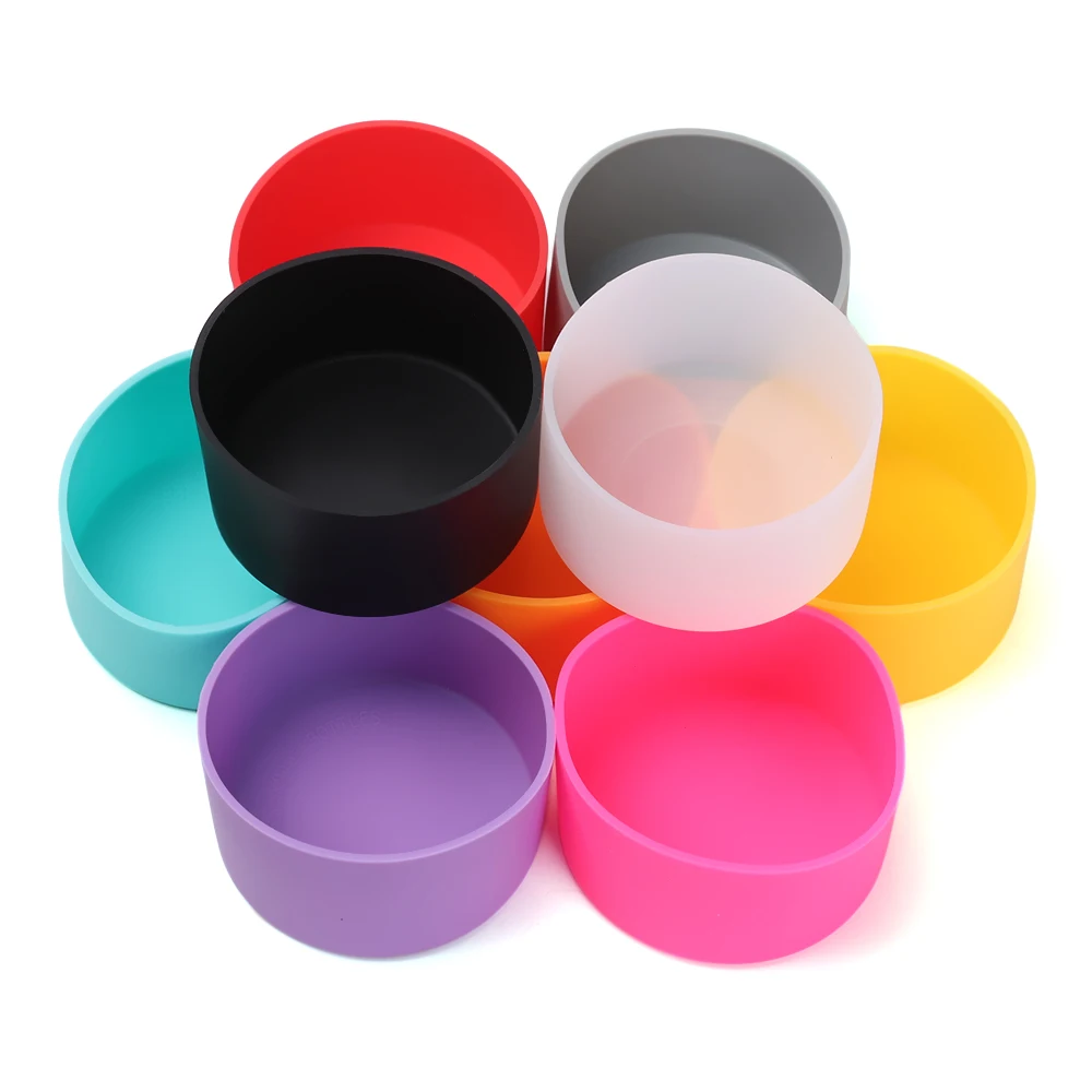 Top Seller 2022 Heat Resistant Anti-slip Food Grade Various Colors Drink Bottle Silicone Sleeve