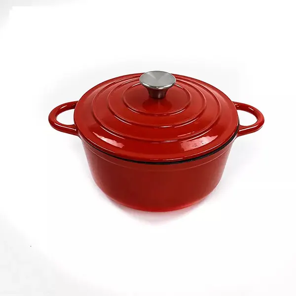 enamel cast iron COOKWARE Colored enamel casserole deep round covered casserole cooking pots dutch oven