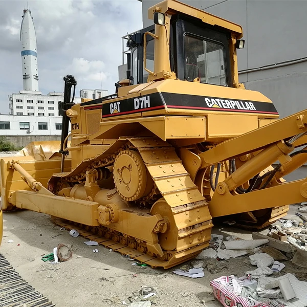 Японский Б/у бульдозер D7H для продажи Cat D7H, D7R дешевый бульдозер D7H CAT б/у бульдозер D7
