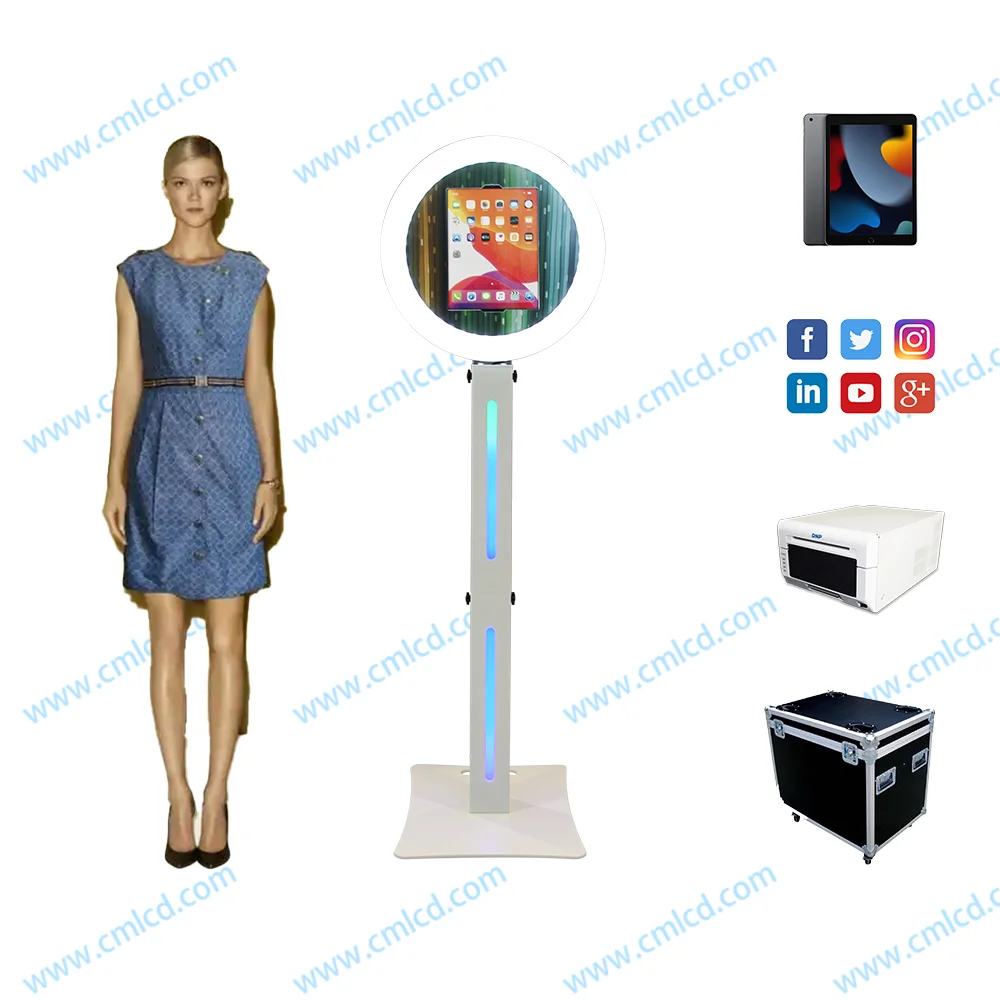 Explosive Models iPad photo booth glass mirror roaming photobooth  Stylish Affordable  photobooth for Parties and Events